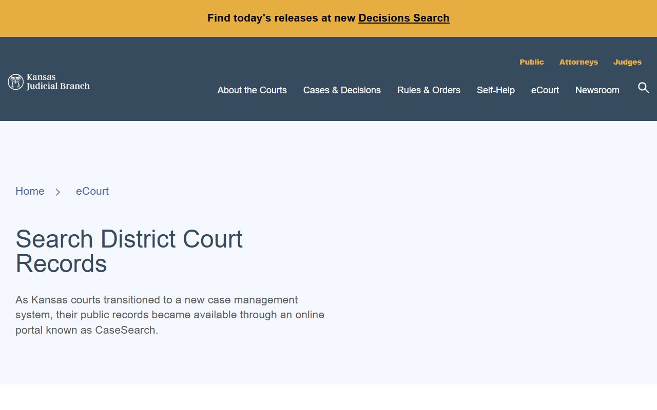 Harvey County court records district court access instructions