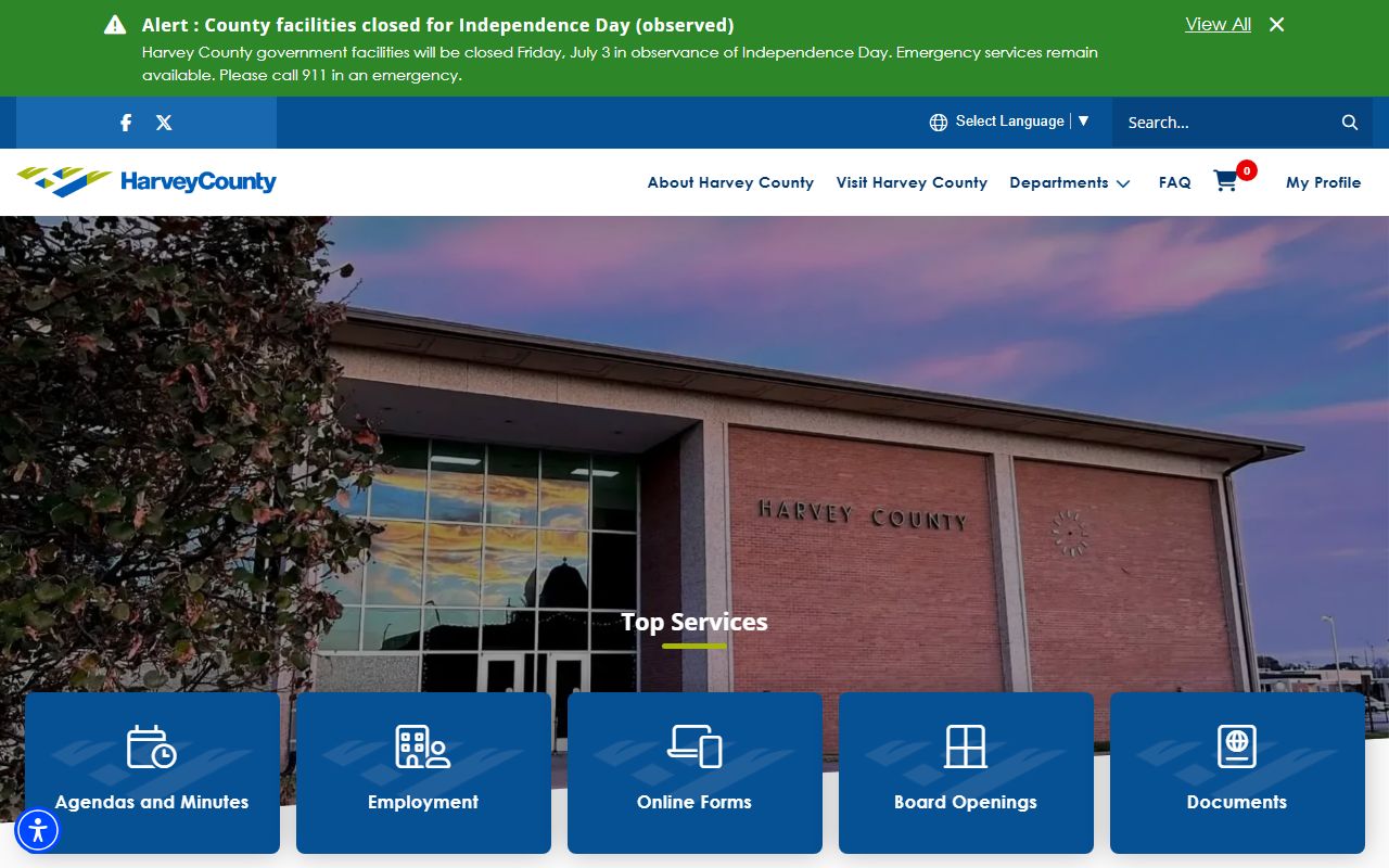 Harvey County court records official county website
