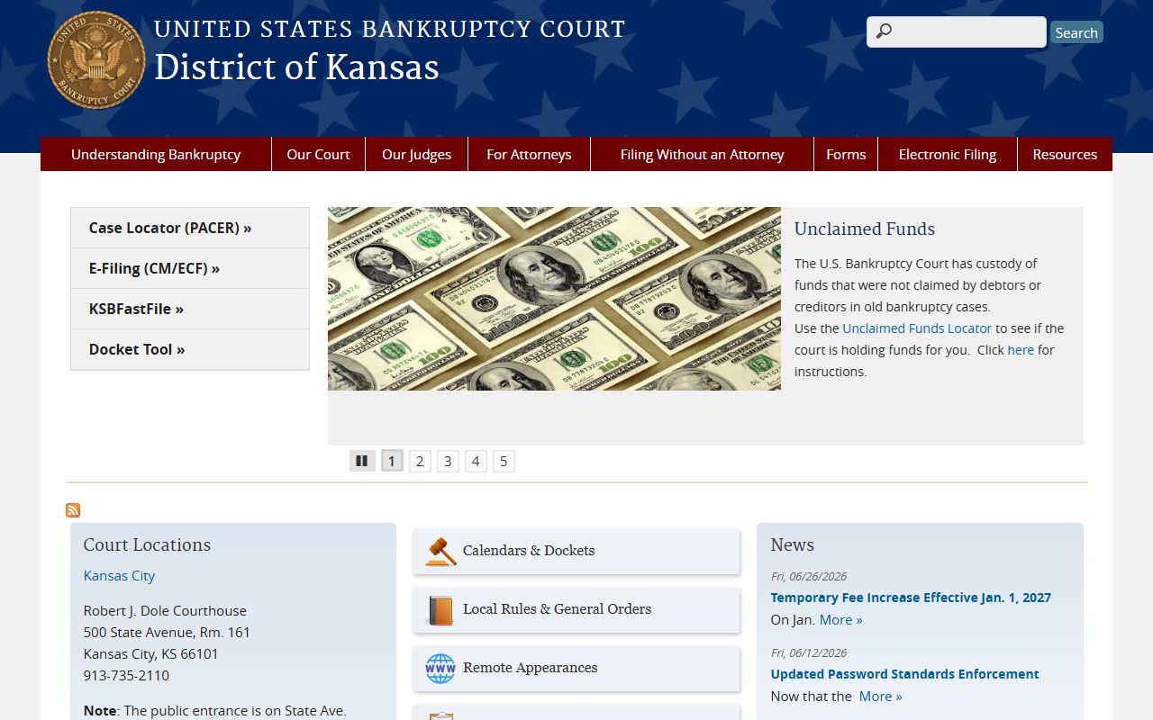 Harvey County probate records federal bankruptcy court distinction